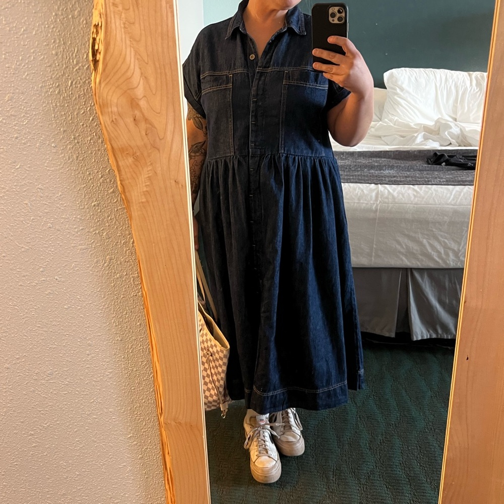 Large Maye Harper Denim Dress